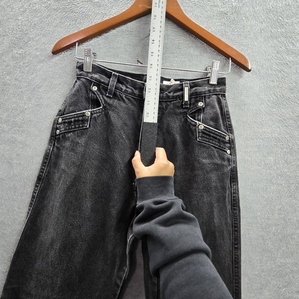 VINTAGE Rockies Women Jeans 29/9 X 36 Black Denim Western 36" Inseam Y2K - Picture 4 of 12